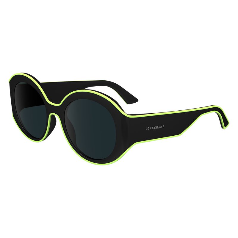 Black Longchamp Plant Based Resin Women Sunglasses | US-935VNKEGR