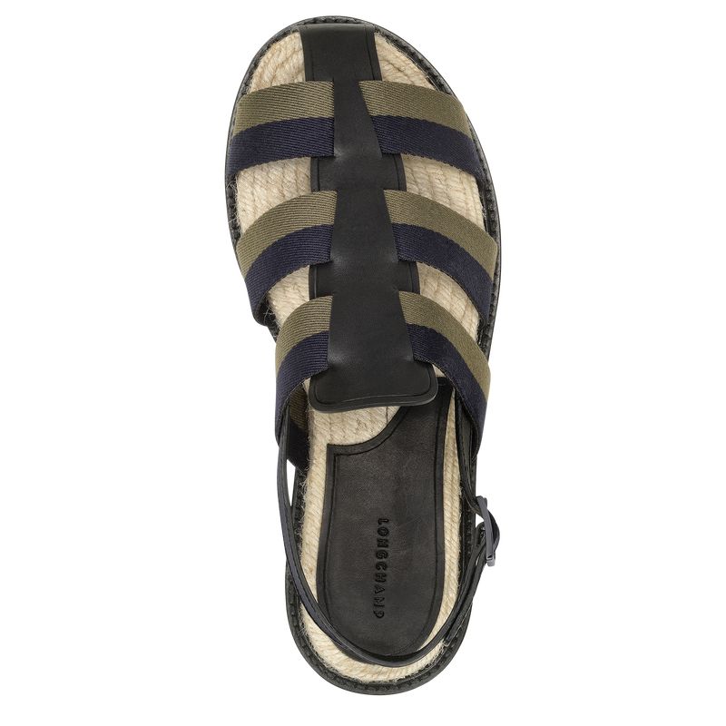 Black Longchamp Shadow Women Sandals | US-105WYAVNC