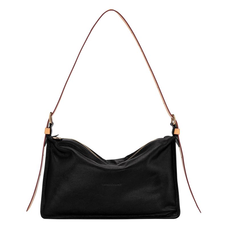Black Longchamp Smoothie M Women Crossbody Bag | US-917TSUKPW
