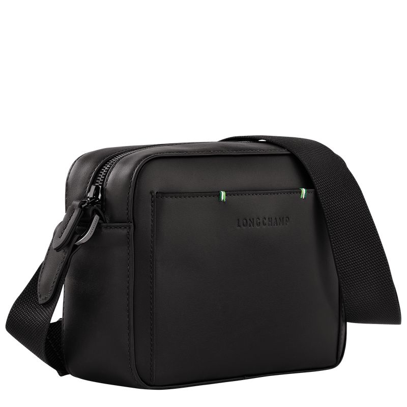 Black Longchamp Sur Seine Camera Men Crossbody Bag | US-394PESQWN