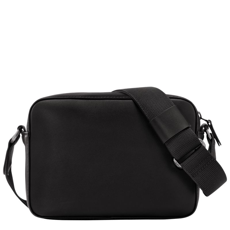 Black Longchamp Sur Seine Camera Men Crossbody Bag | US-394PESQWN