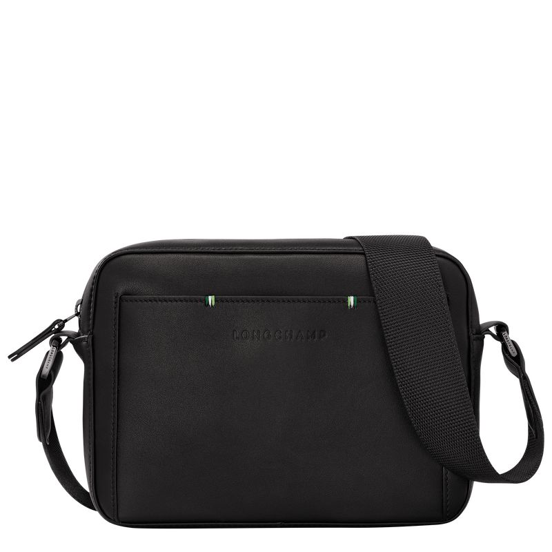 Black Longchamp Sur Seine Camera Men Crossbody Bag | US-394PESQWN