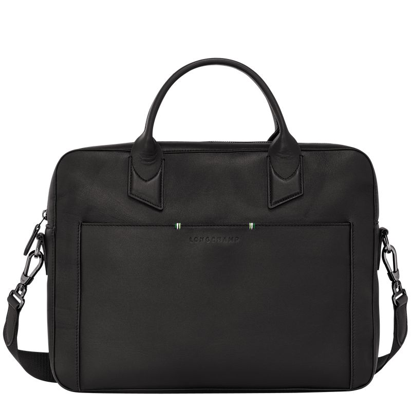 Black Longchamp Sur Seine Men Briefcase | US-329XMYNLE