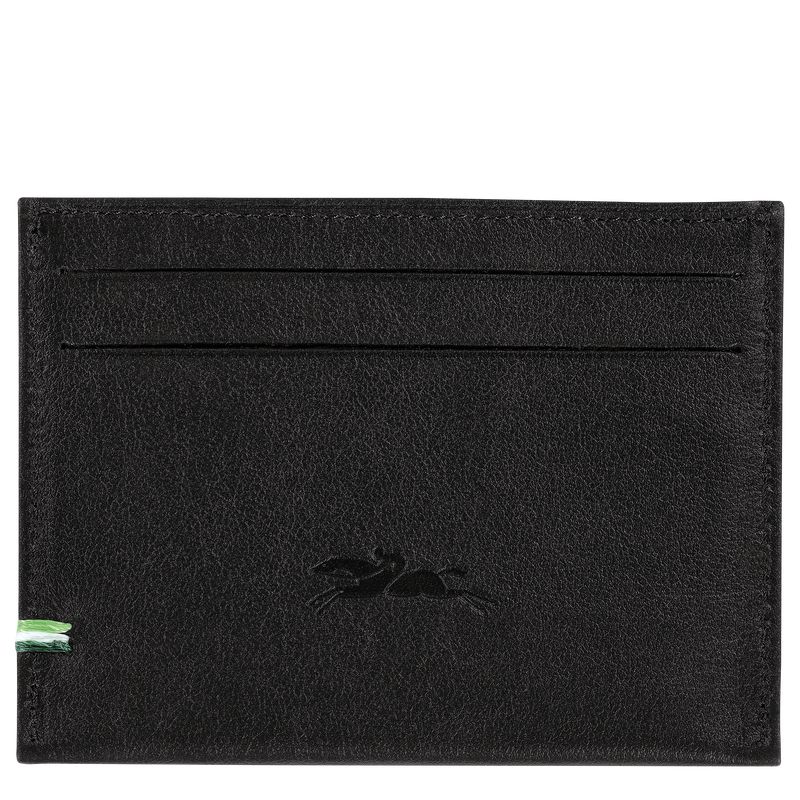 Black Longchamp Sur Seine Men Card Holder | US-594OPBRCQ