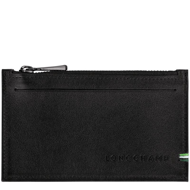 Black Longchamp Sur Seine Men Coin Purse | US-618IPKRGB