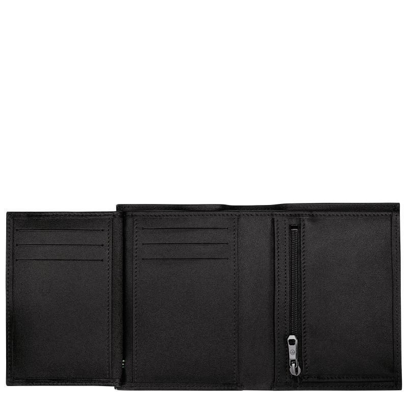 Black Longchamp Sur Seine Men Wallet | US-928OQWRML