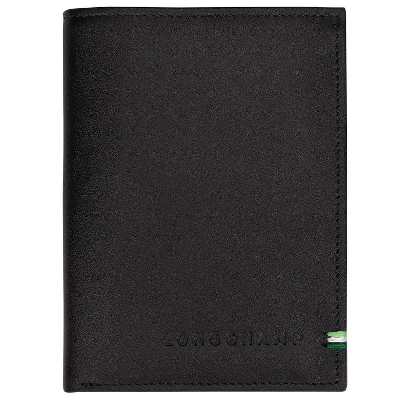 Black Longchamp Sur Seine Men Wallet | US-928OQWRML