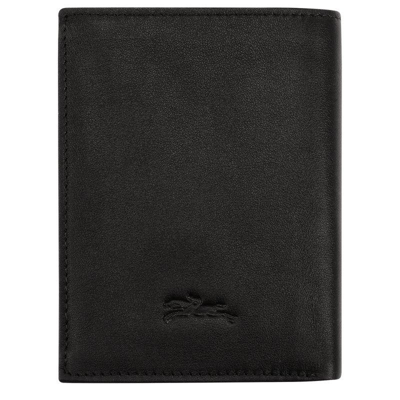 Black Longchamp Sur Seine Men Wallet | US-876OLJDTI