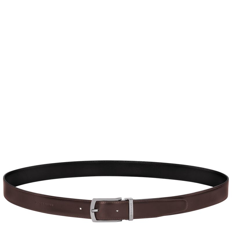 Black / Beige Longchamp Delta Box Men Belt | US-942MGPLZH