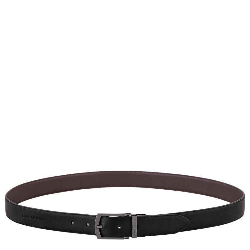 Black / Beige Longchamp Sur Seine Men Belt | US-647PQUXLG