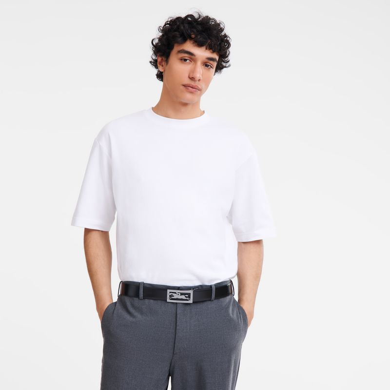 Black / Navy Longchamp Delta Box Men Belt | US-854WESIHD