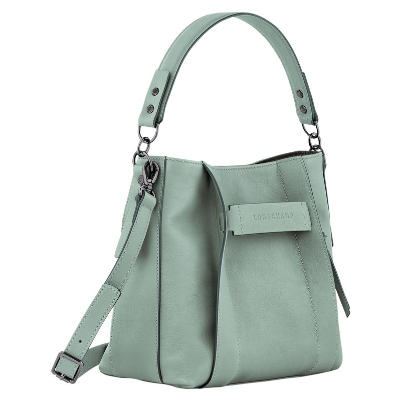 Blue Green Longchamp 3D S Women Crossbody Bag | US-857NKFGYL