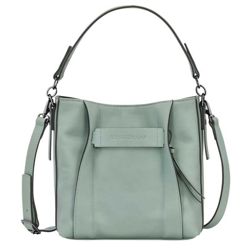 Blue Green Longchamp 3D S Women Crossbody Bag | US-857NKFGYL