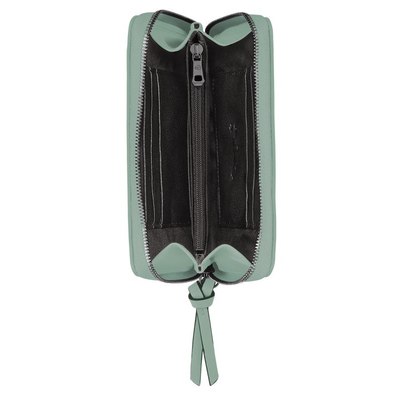 Blue Green Longchamp 3D Women Wallet | US-894YEXVZH