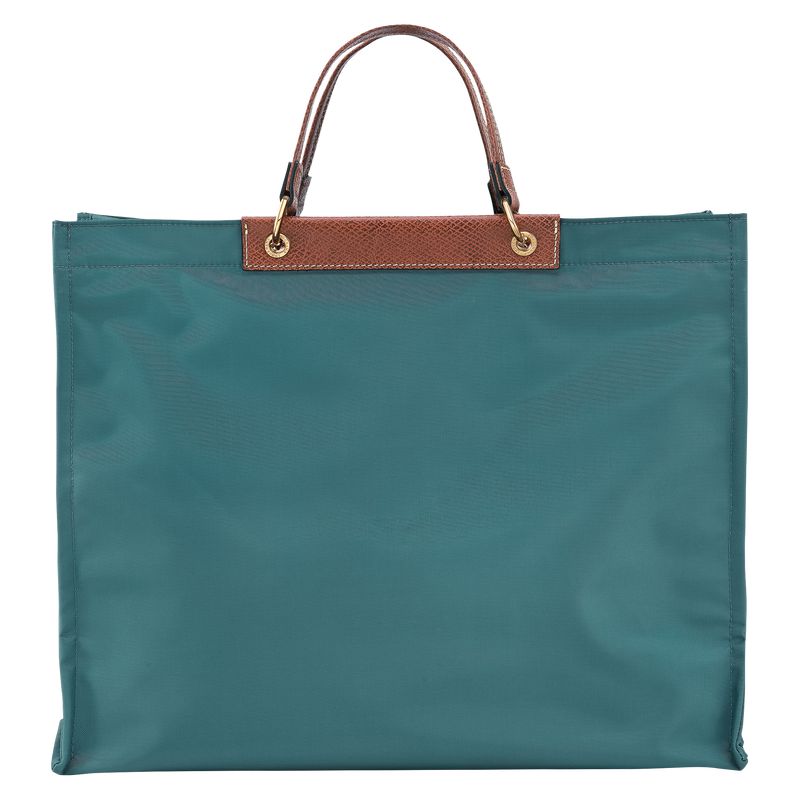 Blue Green Longchamp Cabas L Women Tote Bag | US-190OGLVQZ