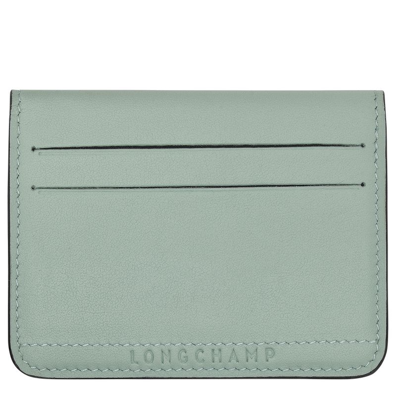 Blue Green Longchamp Le Pliage Xtra Men Card Holder | US-587XMVQFA