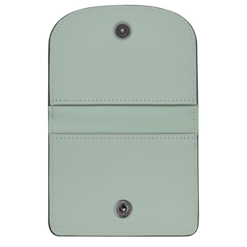 Blue Green Longchamp Le Pliage Xtra Men Card Holder | US-587XMVQFA