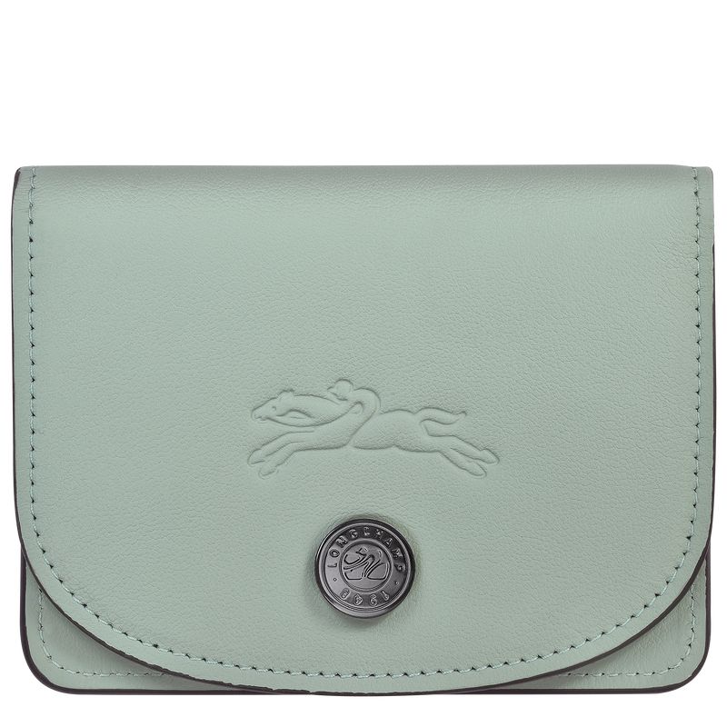 Blue Green Longchamp Le Pliage Xtra Men Card Holder | US-587XMVQFA