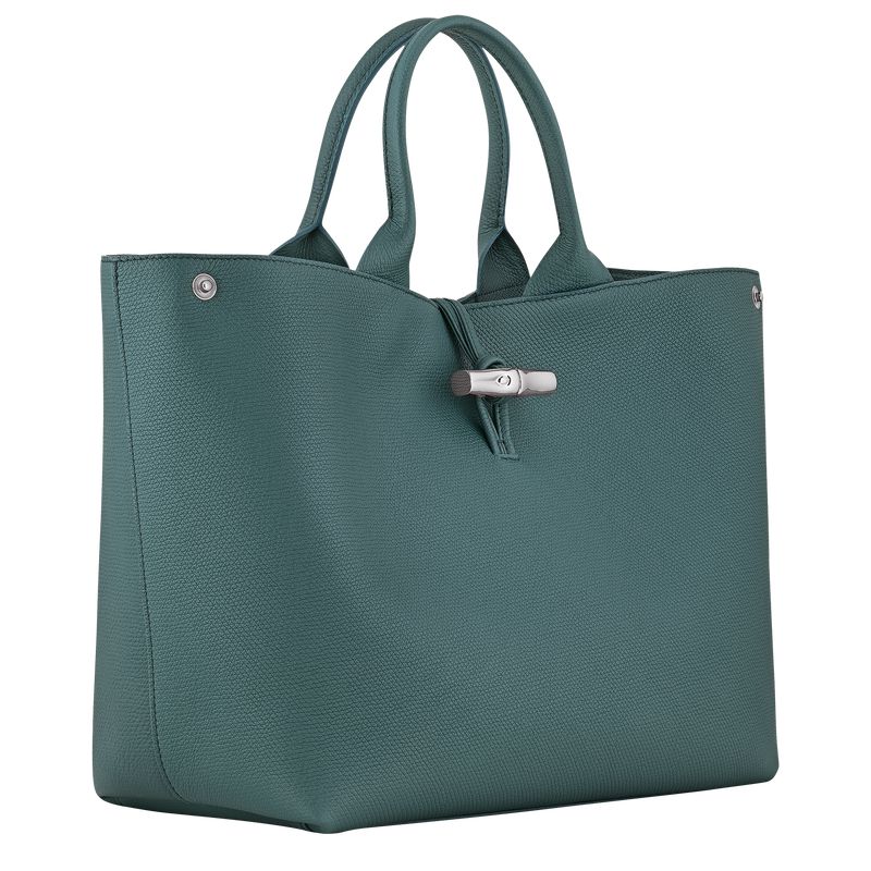 Blue Green Longchamp Le Roseau L Women Handbag | US-817IUNXDQ