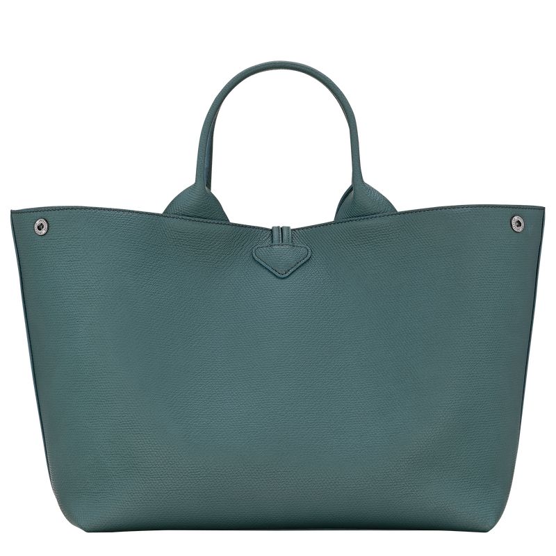 Blue Green Longchamp Le Roseau L Women Handbag | US-817IUNXDQ
