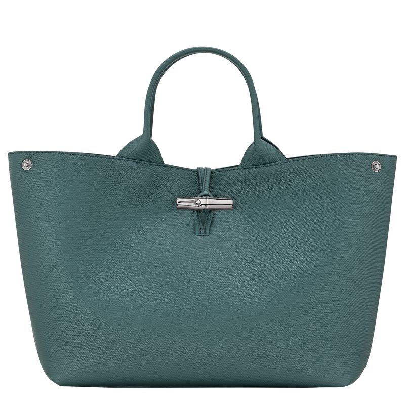 Blue Green Longchamp Le Roseau L Women Handbag | US-817IUNXDQ