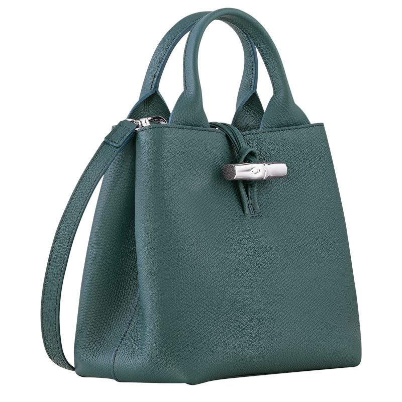 Blue Green Longchamp Le Roseau S Women Handbag | US-912IAVORD