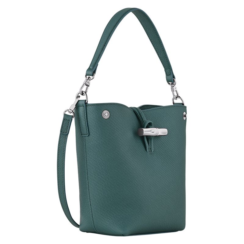 Blue Green Longchamp Le Roseau Xs Women Bucket Bag | US-654UTXEFK