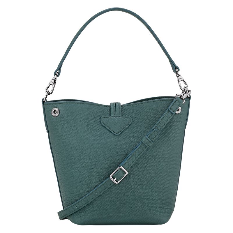Blue Green Longchamp Le Roseau Xs Women Bucket Bag | US-654UTXEFK