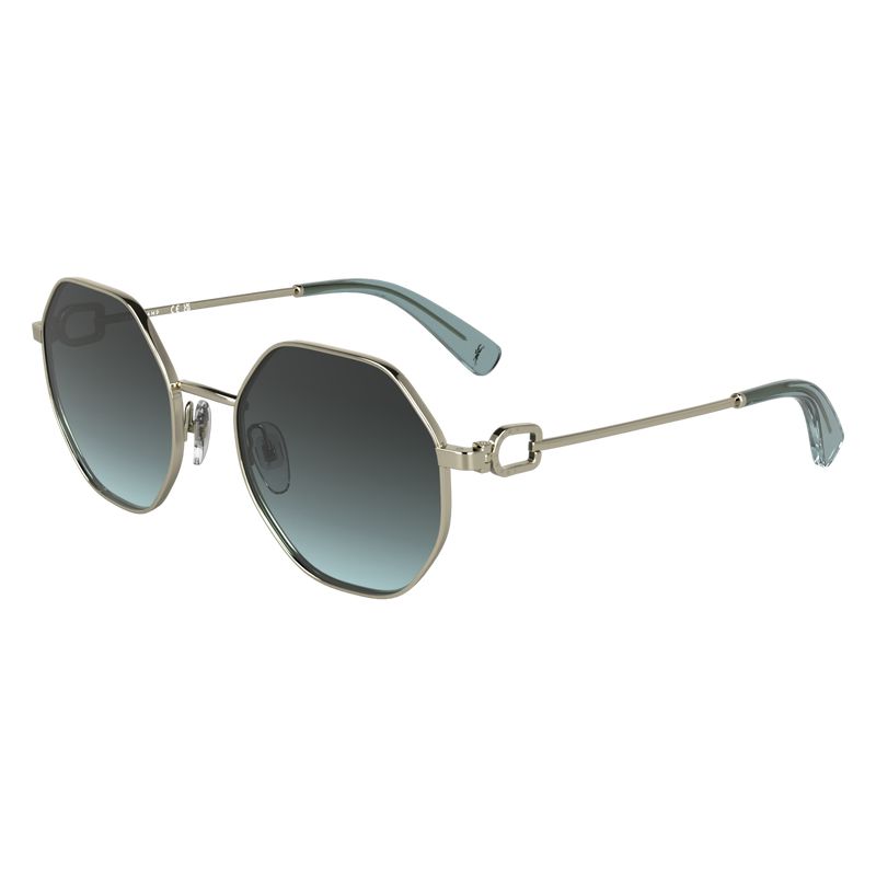 Blue Grey Longchamp Metal Women Sunglasses | US-359IQXLZS