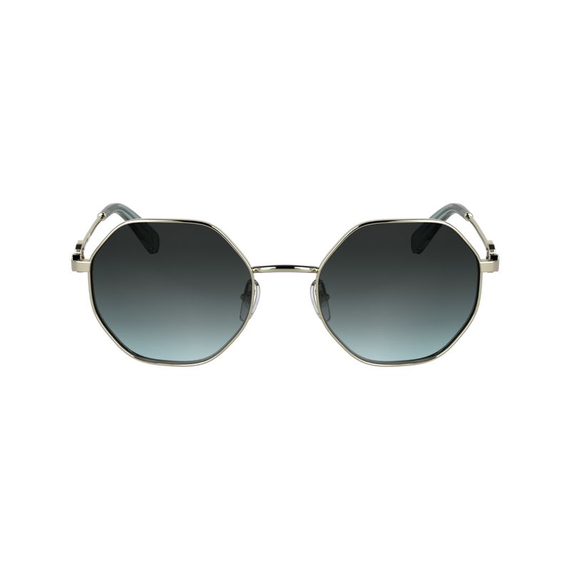 Blue Grey Longchamp Metal Women Sunglasses | US-359IQXLZS