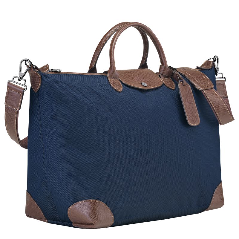 Blue Longchamp Boxford L Men Travel Bag | US-038QGIPON