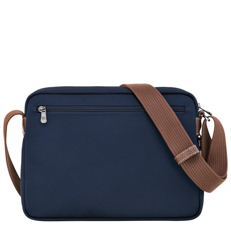 Blue Longchamp Boxford M Camera Men Crossbody Bag | US-679HUNCSJ