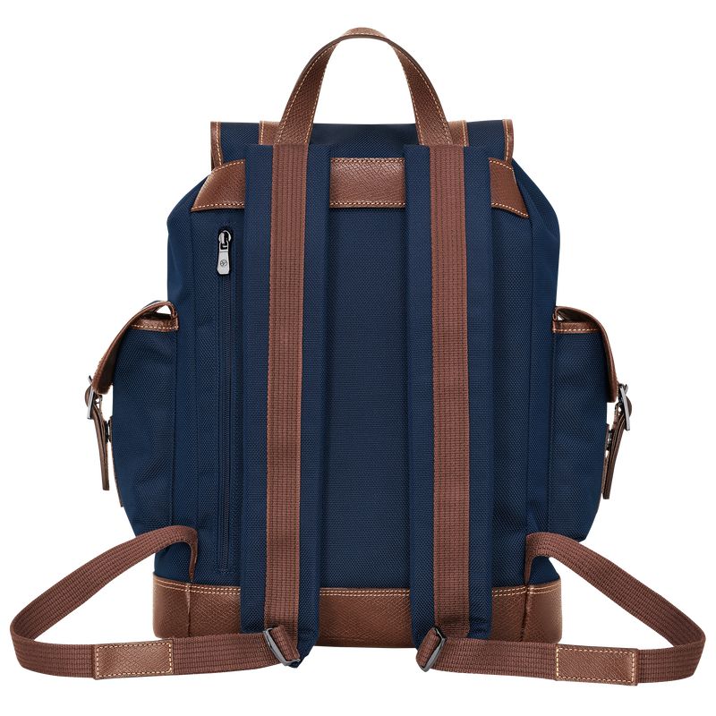 Blue Longchamp Boxford Men Backpack | US-346ZHYKSA