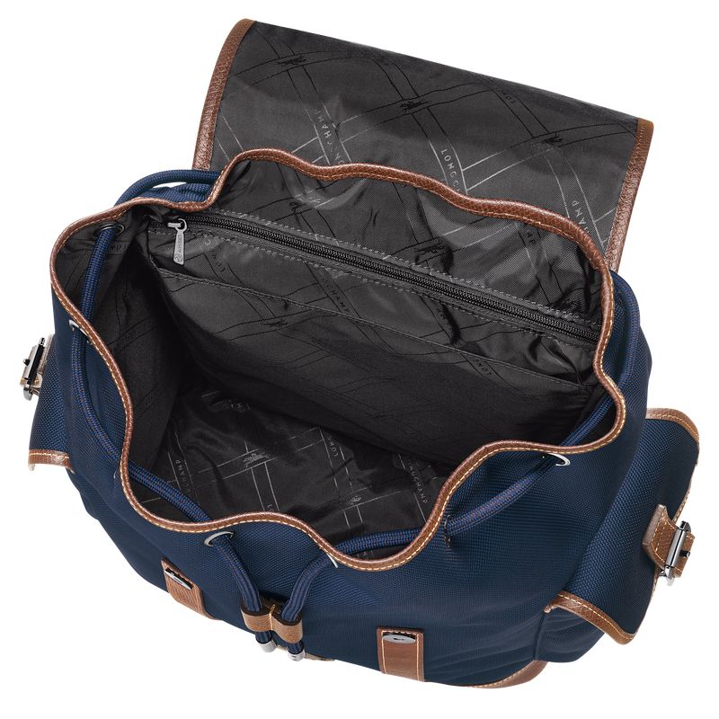 Blue Longchamp Boxford Men Backpack | US-346ZHYKSA