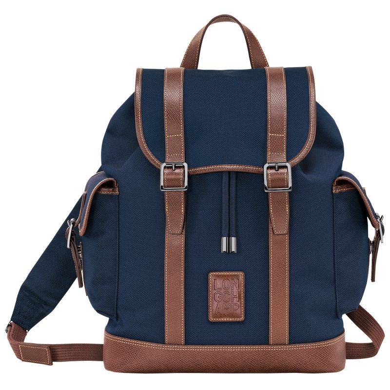 Blue Longchamp Boxford Men Backpack | US-346ZHYKSA