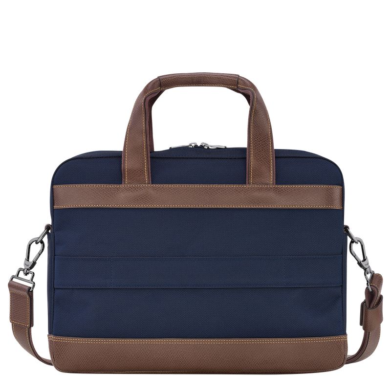 Blue Longchamp Boxford S Men Briefcase | US-823GFJLIV