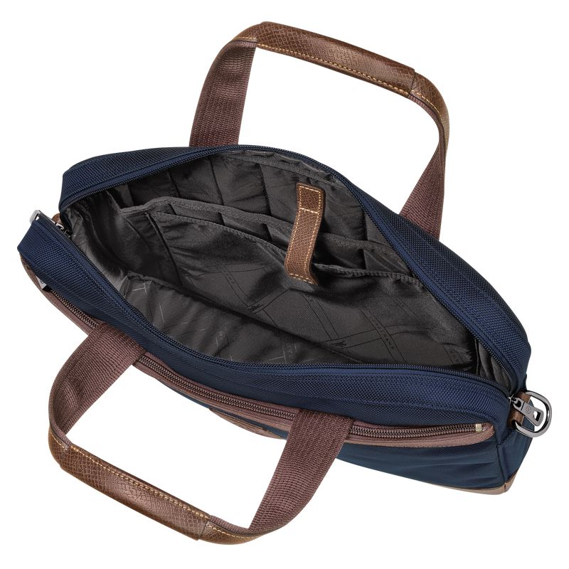 Blue Longchamp Boxford S Men Briefcase | US-823GFJLIV