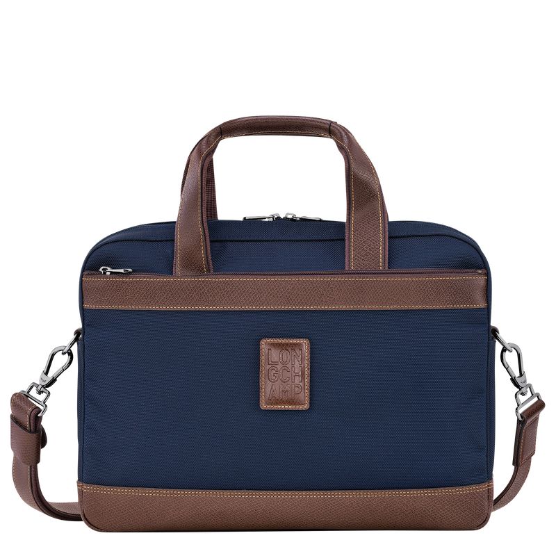 Blue Longchamp Boxford S Men Briefcase | US-823GFJLIV