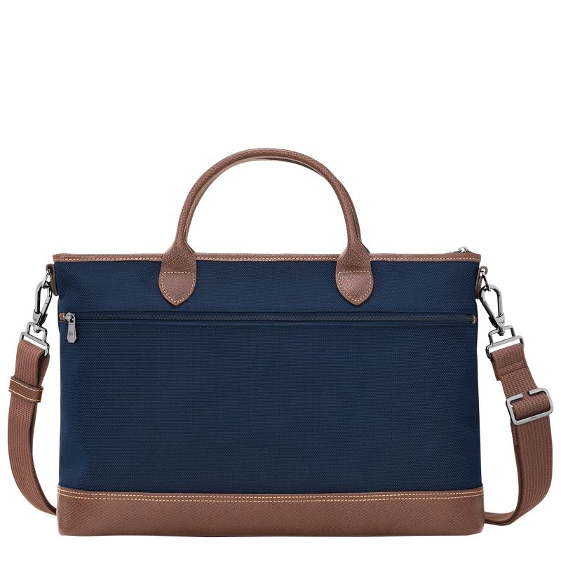 Blue Longchamp Boxford S Men Briefcase | US-847KCYLRE