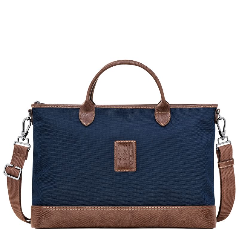 Blue Longchamp Boxford S Men Briefcase | US-847KCYLRE
