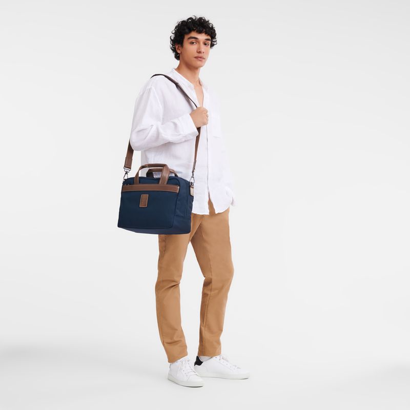 Blue Longchamp Boxford S Men Travel Bag | US-087JGARWD