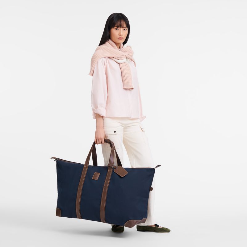 Blue Longchamp Boxford Xl Women Travel Bag | US-546OUPXNV