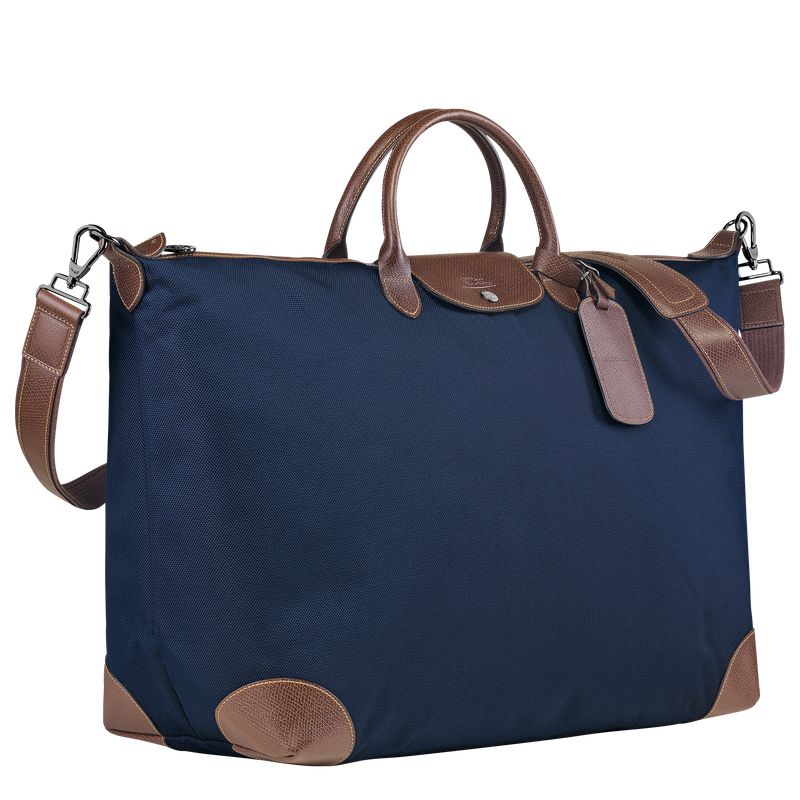 Blue Longchamp Boxford Xl Women Travel Bag | US-649NVIDXZ