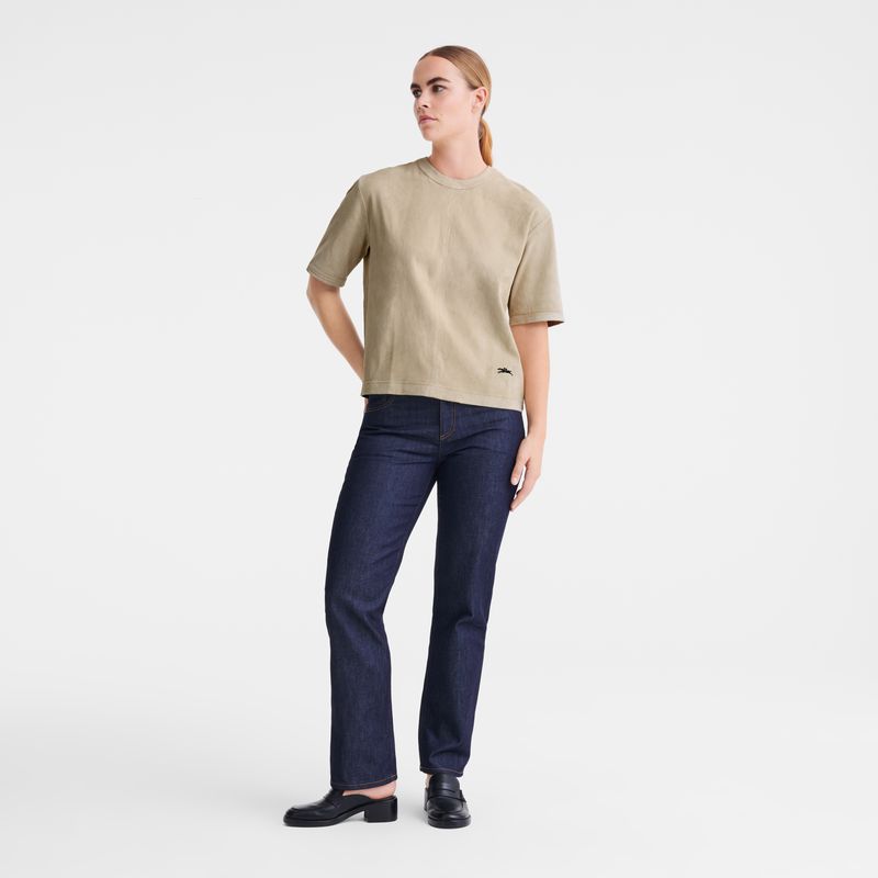 Blue Longchamp Denim Women Jeans | US-160CHDZRT