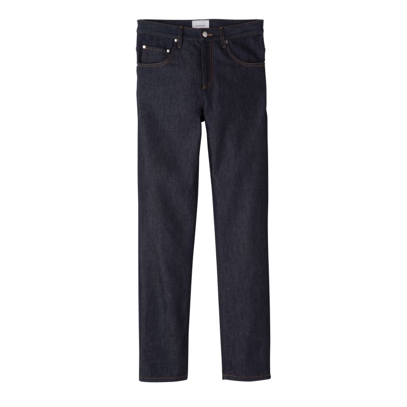 Blue Longchamp Denim Women Jeans | US-160CHDZRT