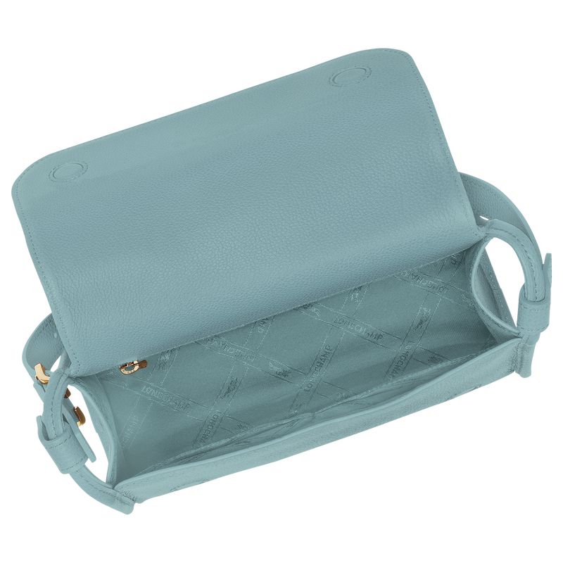 Blue Longchamp Le Foulonné M Women Crossbody Bag | US-643XDEPJF