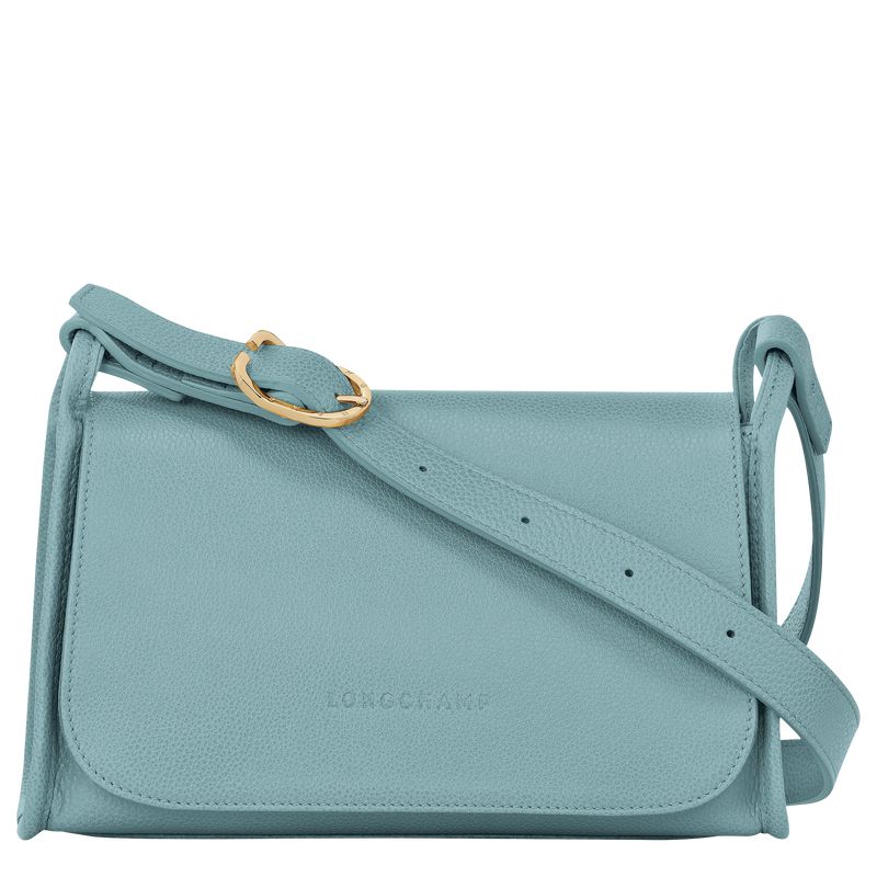 Blue Longchamp Le Foulonné M Women Crossbody Bag | US-643XDEPJF