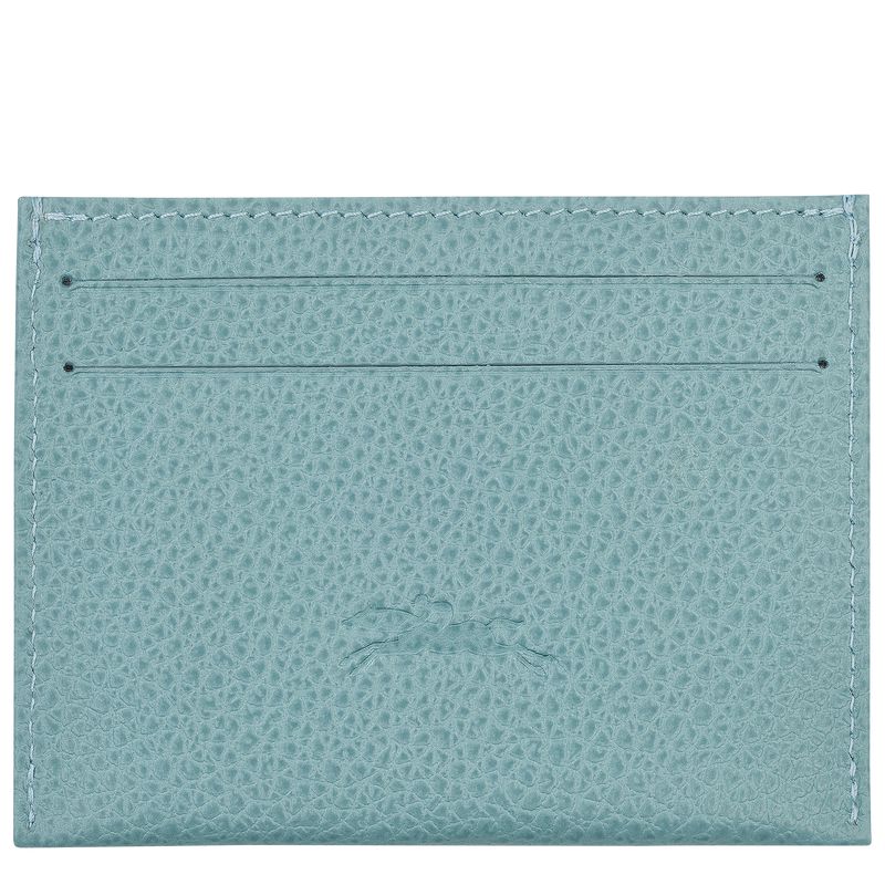 Blue Longchamp Le Foulonné Men Card Holder | US-549CLQAKH