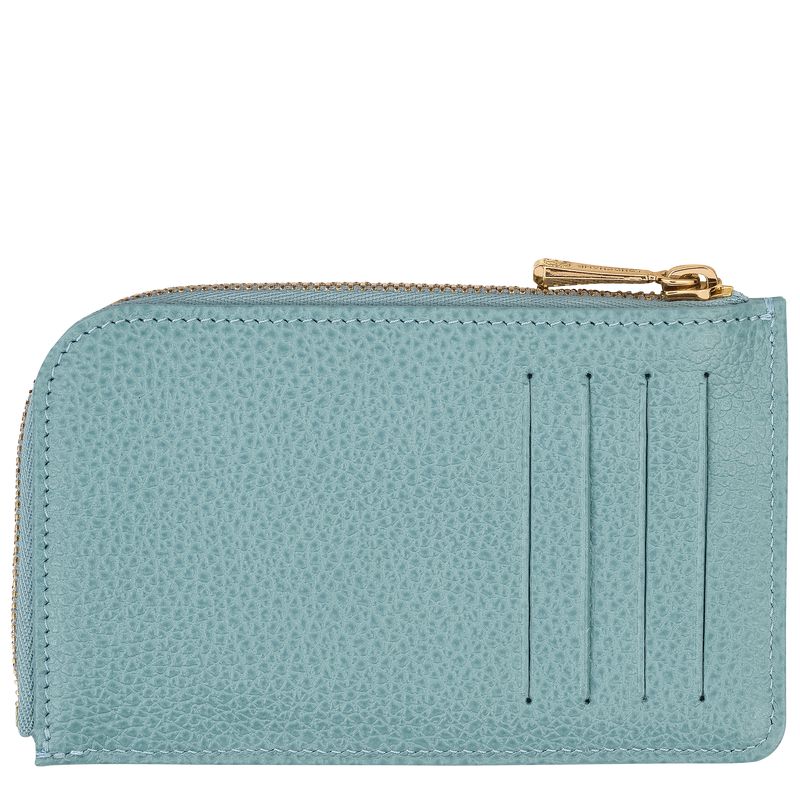 Blue Longchamp Le Foulonné Men Card Holder | US-413JFMRBG