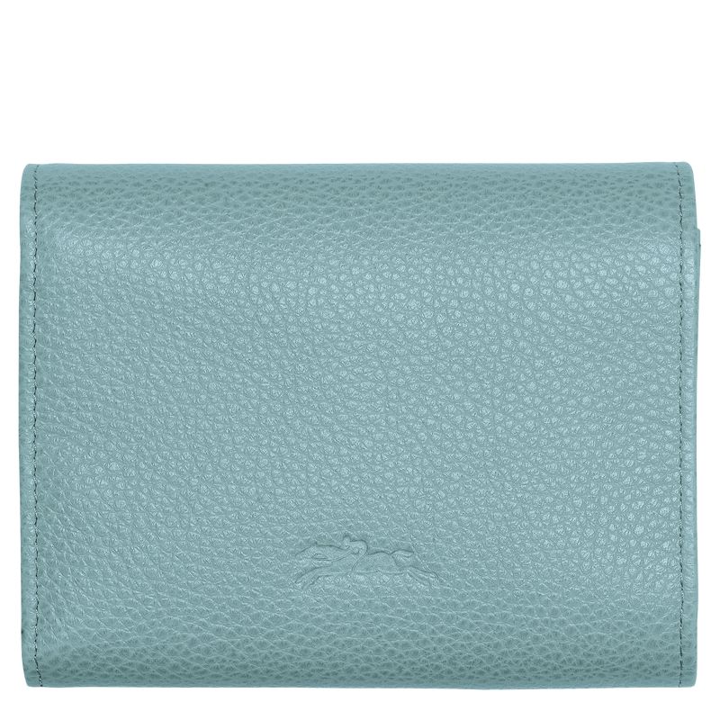 Blue Longchamp Le Foulonné Men Wallet | US-894VEGZOX
